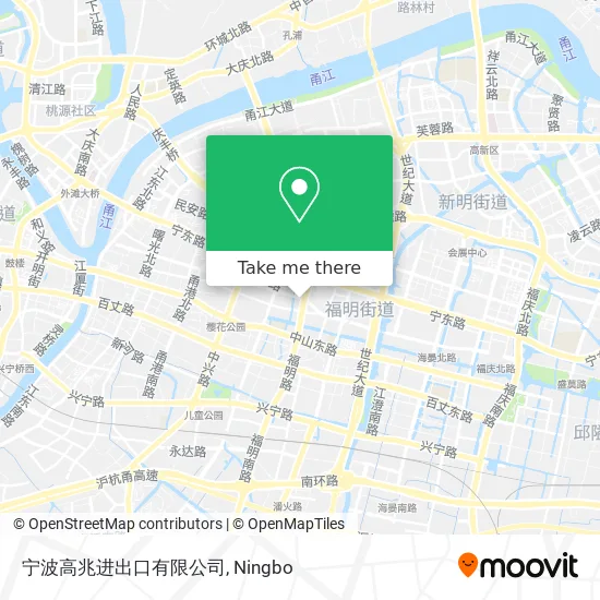 宁波高兆进出口有限公司 map