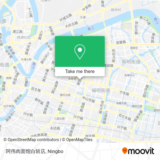阿伟肉面馆白斩店 map