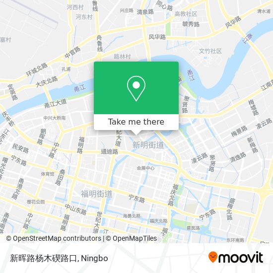 新晖路杨木碶路口 map