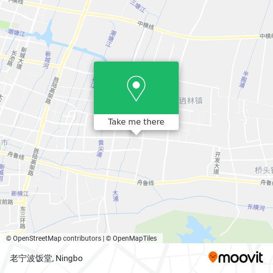 老宁波饭堂 map