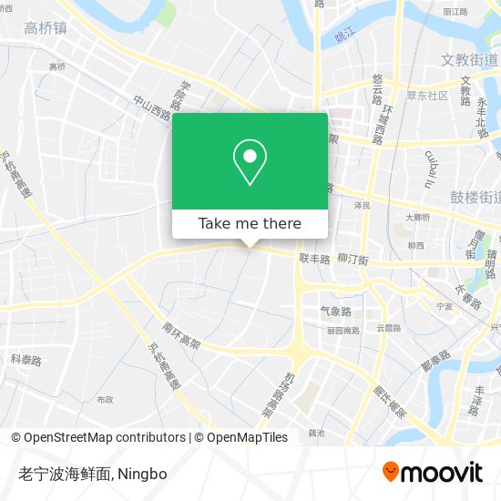 老宁波海鲜面 map