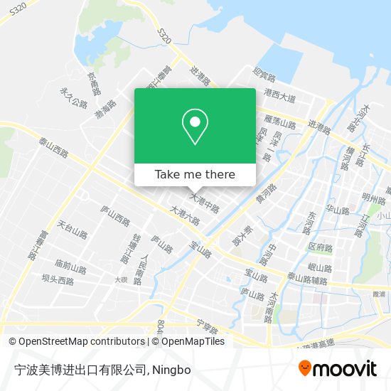 宁波美博进出口有限公司 map