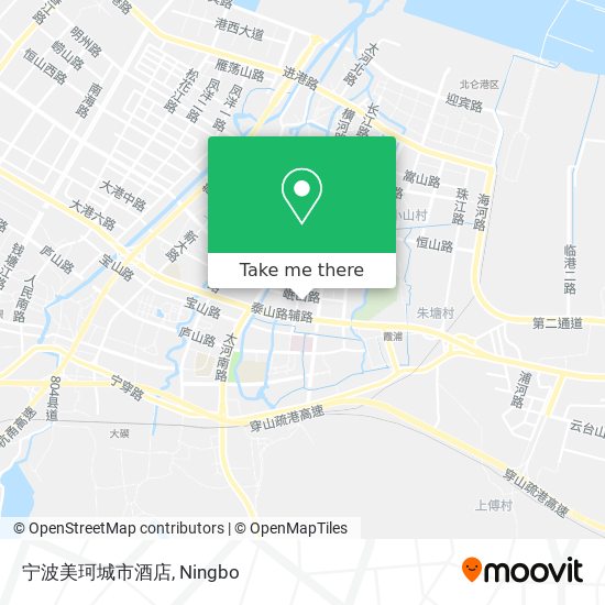 宁波美珂城市酒店 map