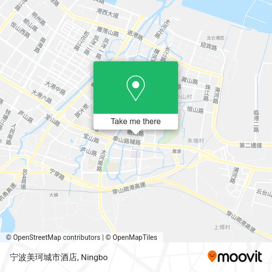 宁波美珂城市酒店 map