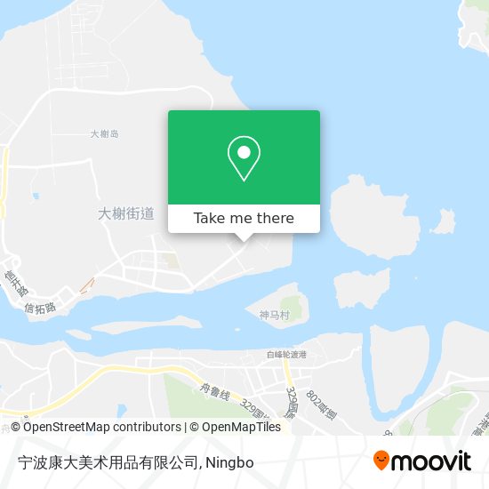 宁波康大美术用品有限公司 map