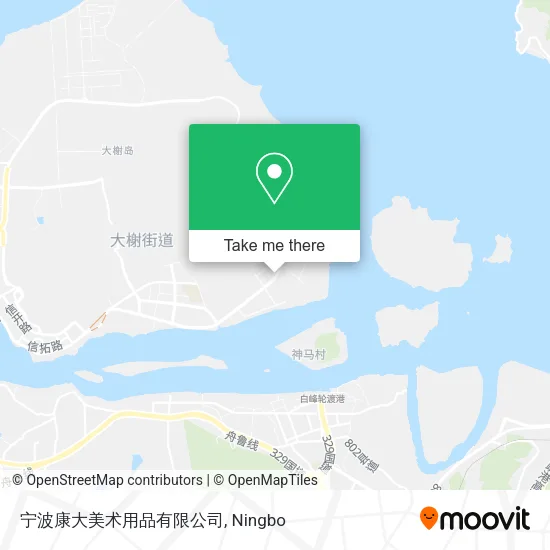 宁波康大美术用品有限公司 map