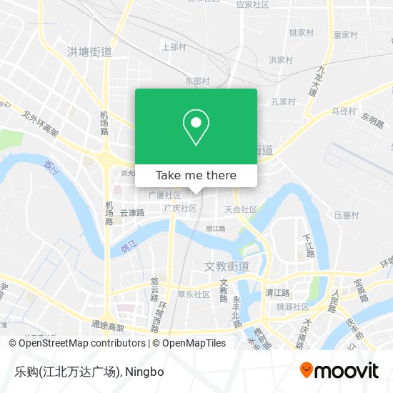 乐购(江北万达广场) map