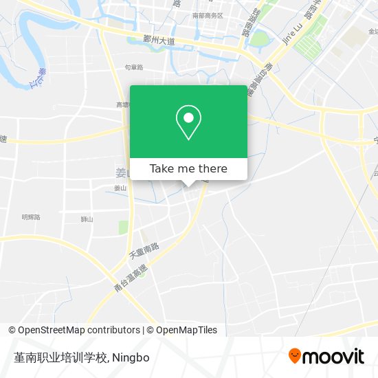 堇南职业培训学校 map