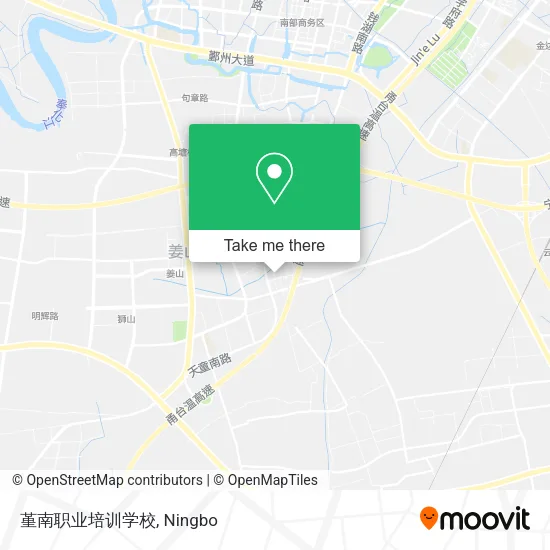 堇南职业培训学校 map