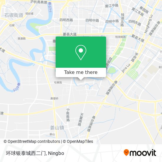 环球银泰城西二门 map
