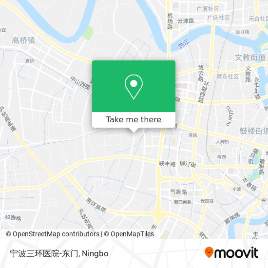 宁波三环医院-东门 map