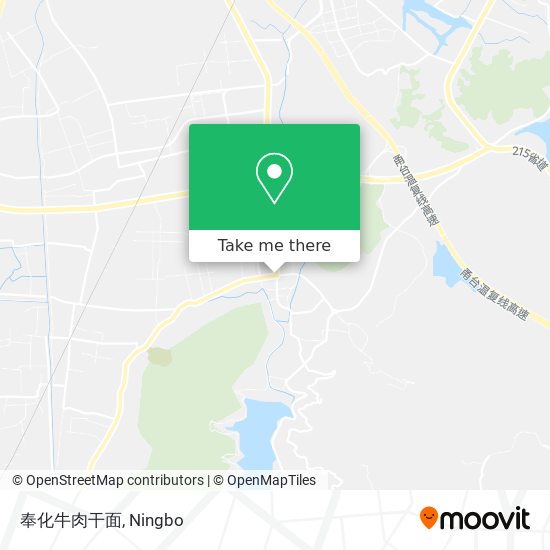 奉化牛肉干面 map