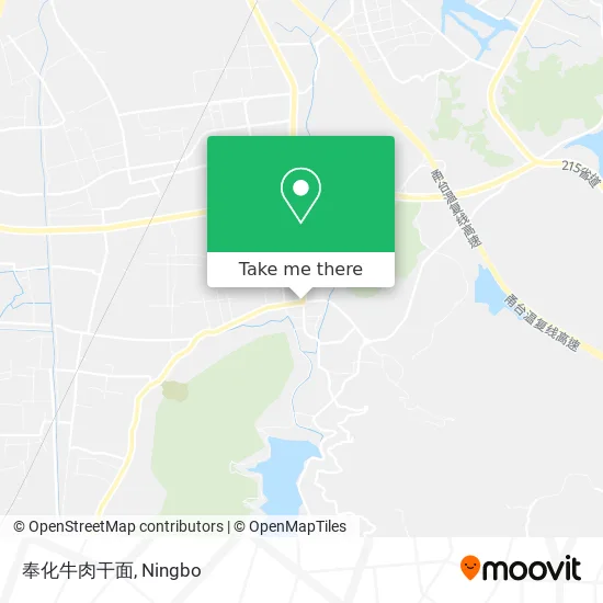 奉化牛肉干面 map