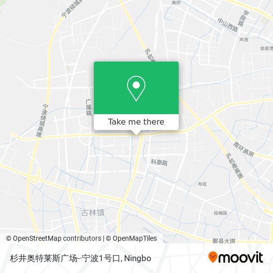 杉井奥特莱斯广场-·宁波1号口 map