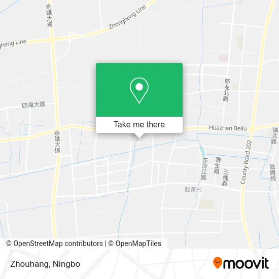 Zhouhang map