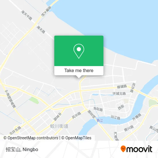 招宝山 map