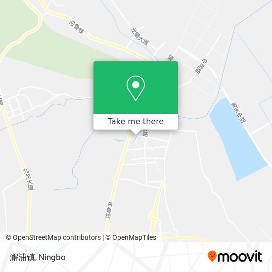 澥浦镇 map