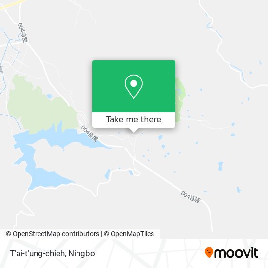 T’ai-t’ung-chieh map