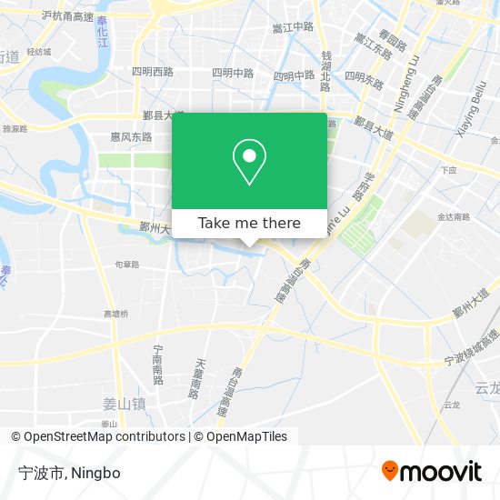 宁波市 map