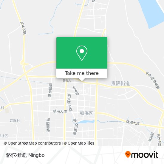 骆驼街道 map