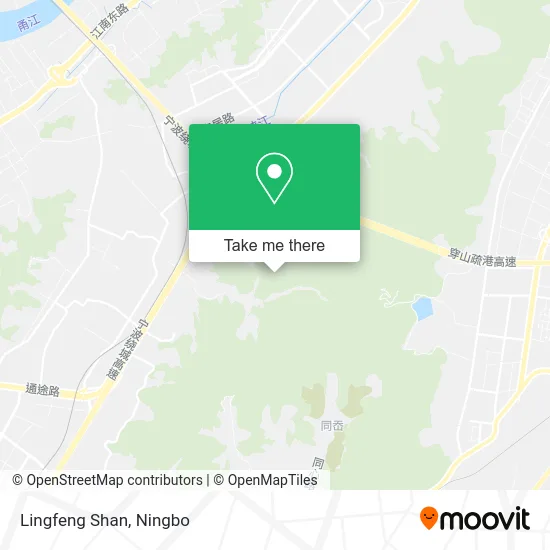 Lingfeng Mountain map