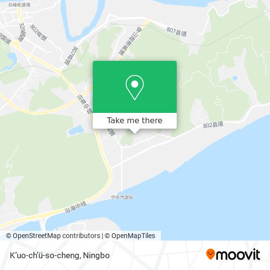 K’uo-ch’ü-so-cheng map