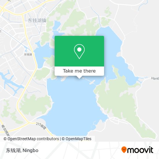 东钱湖 map