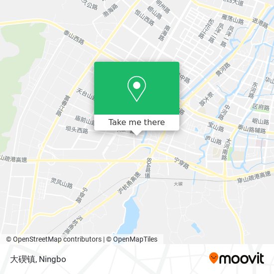 大碶镇 map
