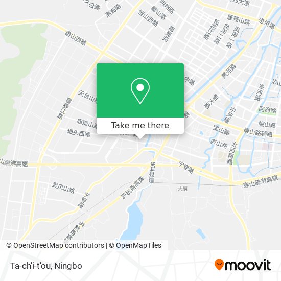 Ta-ch’i-t’ou map