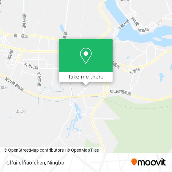 Ch’ai-ch’iao-chen map