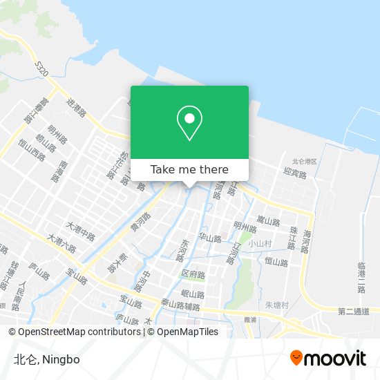 北仑 map