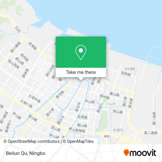 Beilun Qu map