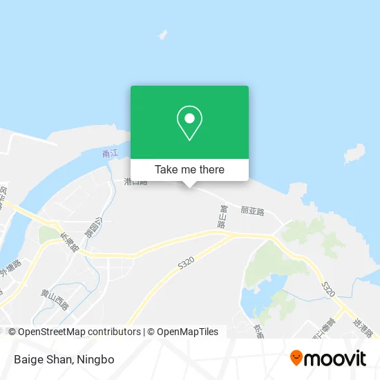 Baige Shan map