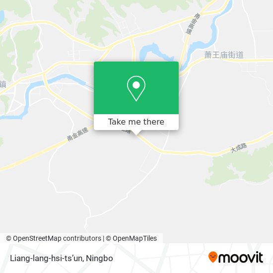 Liang-lang-hsi-ts’un map