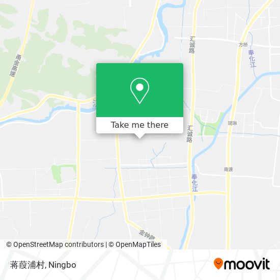 蒋葭浦村 map