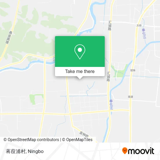蒋葭浦村 map