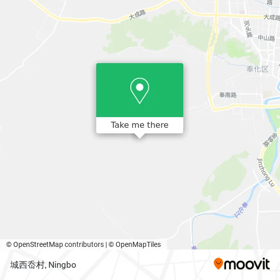 城西岙村 map