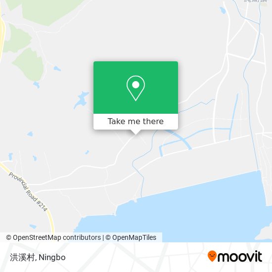洪溪村 map
