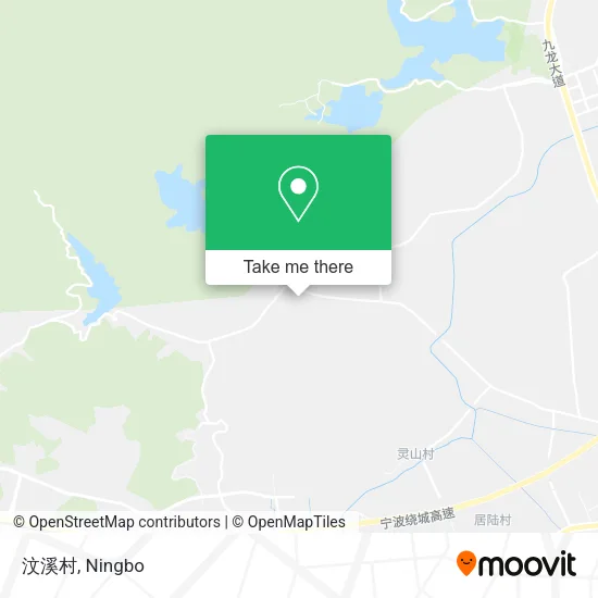 汶溪村 map