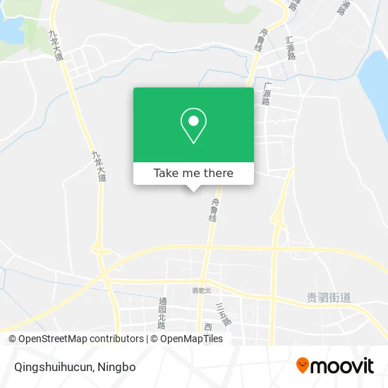 Qingshuihucun map