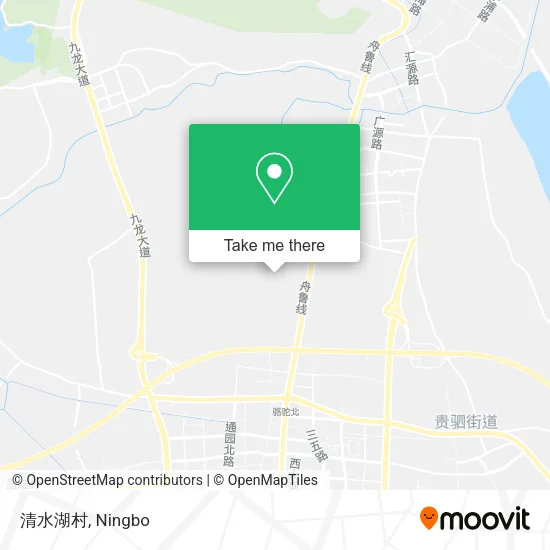 清水湖村 map