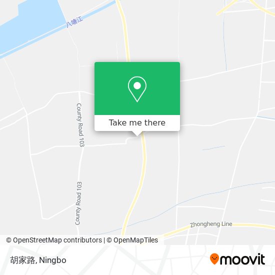 胡家路 map