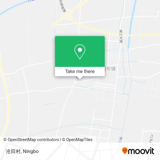 沧田村 map