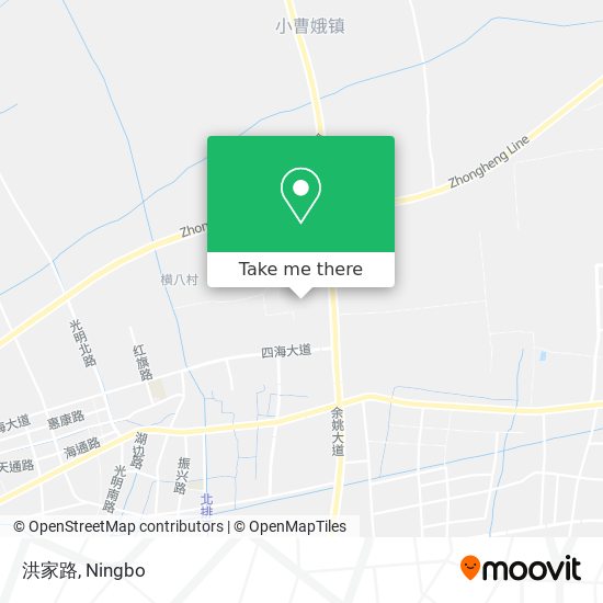 洪家路 map