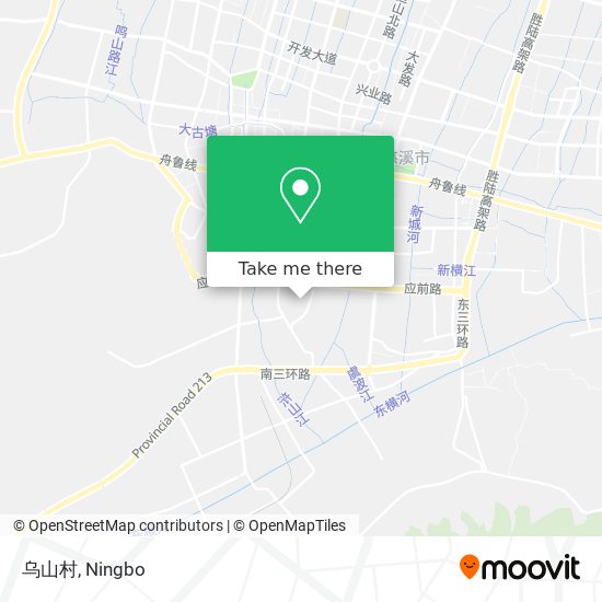 乌山村 map