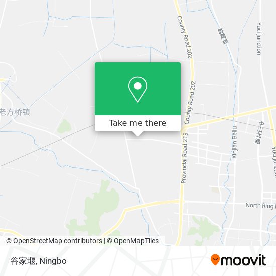 谷家堰 map