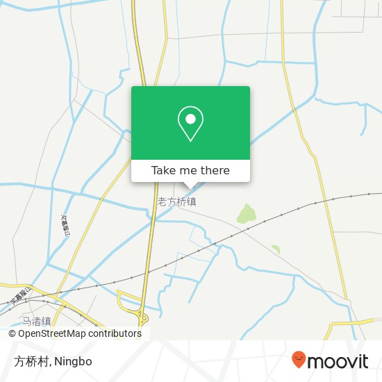 方桥村 map
