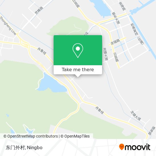 东门外村 map