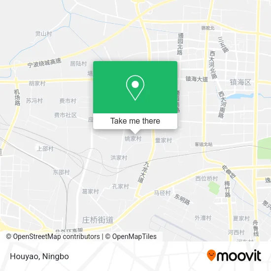 Houyao map