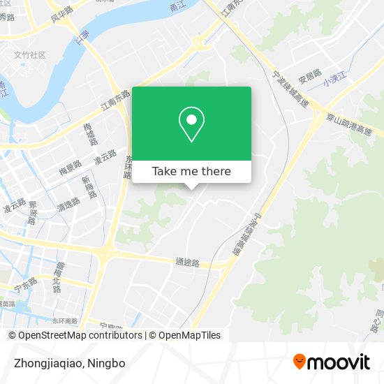 Zhongjiaqiao map